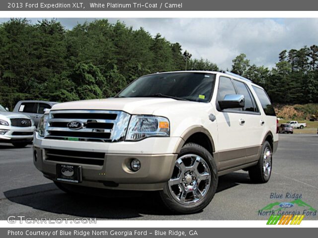 2013 Ford Expedition XLT in White Platinum Tri-Coat