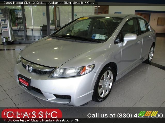 2009 Honda Civic LX Sedan in Alabaster Silver Metallic