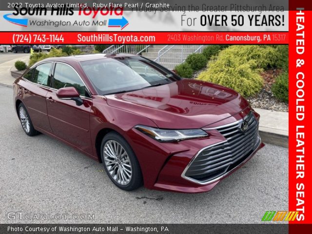 2022 Toyota Avalon Limited in Ruby Flare Pearl