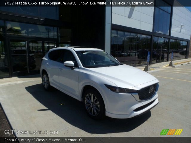 2022 Mazda CX-5 Turbo Signature AWD in Snowflake White Pearl Mica