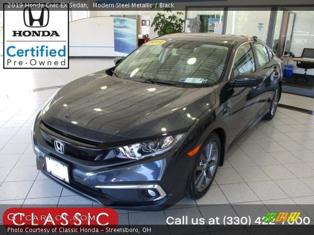 2019 Honda Civic EX Sedan in Modern Steel Metallic