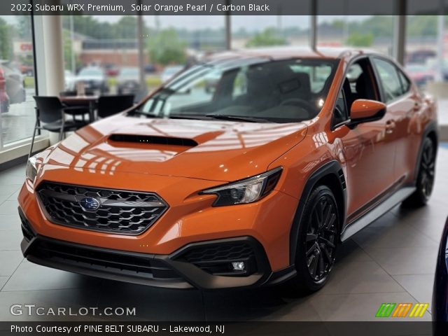 2022 Subaru WRX Premium in Solar Orange Pearl