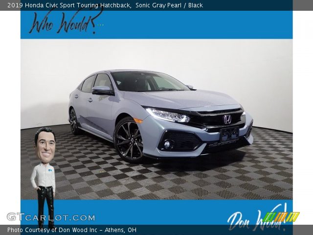 2019 Honda Civic Sport Touring Hatchback in Sonic Gray Pearl
