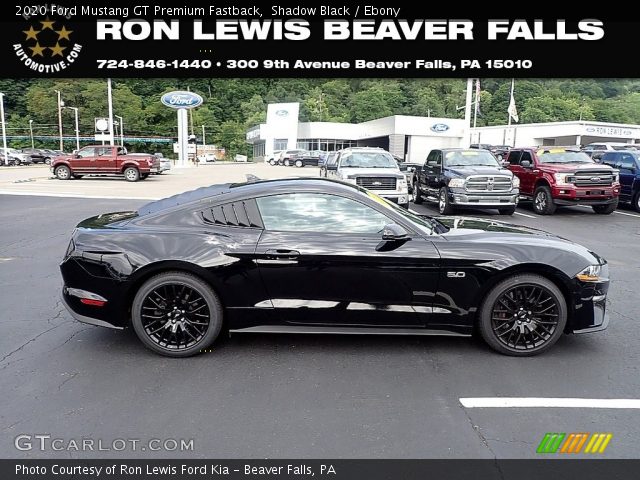 2020 Ford Mustang GT Premium Fastback in Shadow Black
