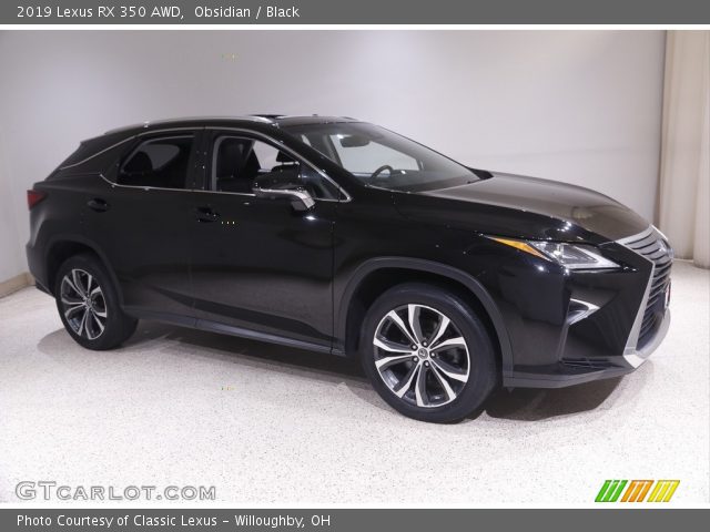 2019 Lexus RX 350 AWD in Obsidian