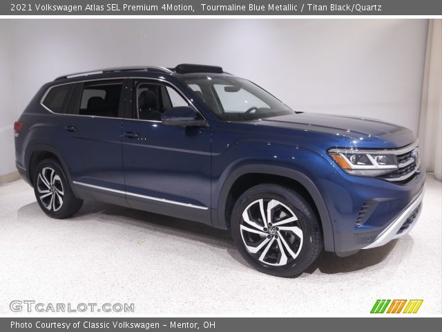 2021 Volkswagen Atlas SEL Premium 4Motion in Tourmaline Blue Metallic