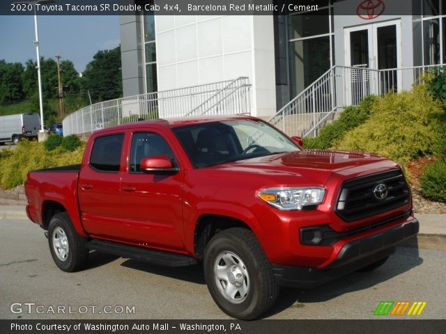 2020 Toyota Tacoma SR Double Cab 4x4 in Barcelona Red Metallic