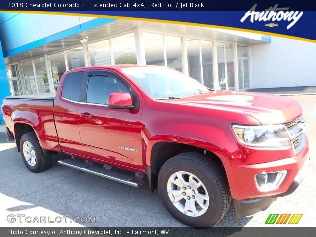 2018 Chevrolet Colorado LT Extended Cab 4x4 in Red Hot