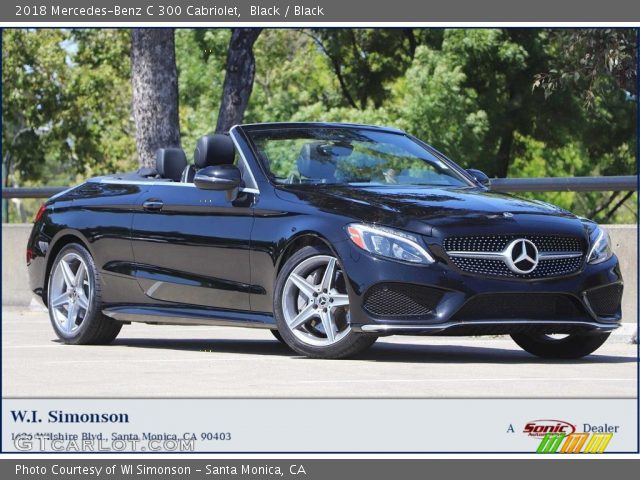 2018 Mercedes-Benz C 300 Cabriolet in Black