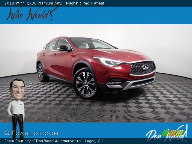 2018 Infiniti QX30 Premium AWD in Magnetic Red