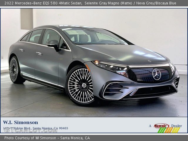 2022 Mercedes-Benz EQS 580 4Matic Sedan in Selenite Gray Magno (Matte)