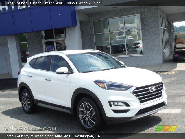 2021 Hyundai Tucson Limited AWD in Winter White