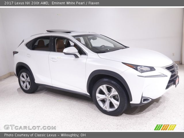 2017 Lexus NX 200t AWD in Eminent White Pearl