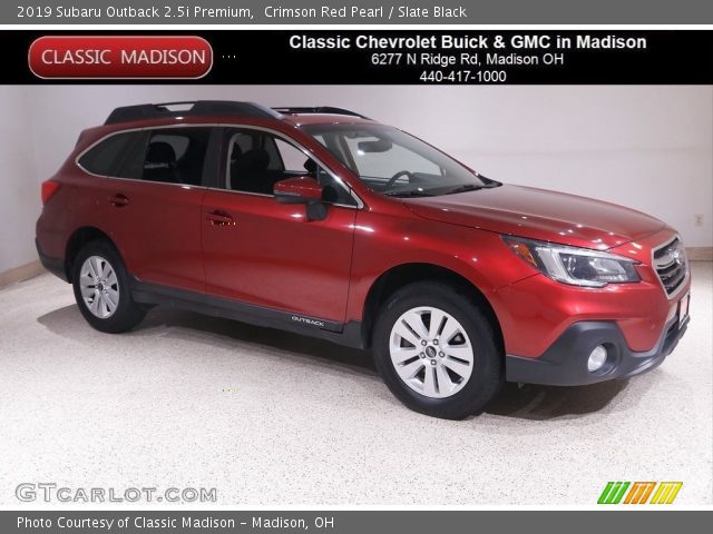 2019 Subaru Outback 2.5i Premium in Crimson Red Pearl