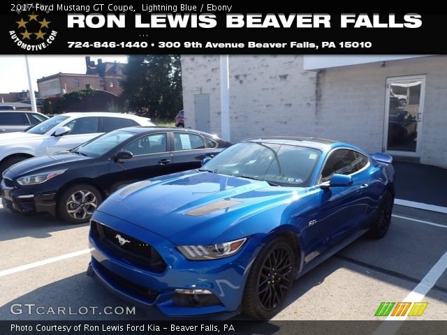 2017 Ford Mustang GT Coupe in Lightning Blue
