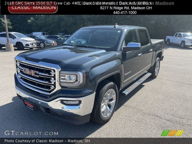 2018 GMC Sierra 1500 SLT Crew Cab 4WD in Dark Slate Metallic