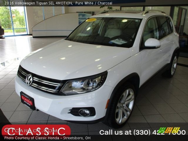 2016 Volkswagen Tiguan SEL 4MOTION in Pure White