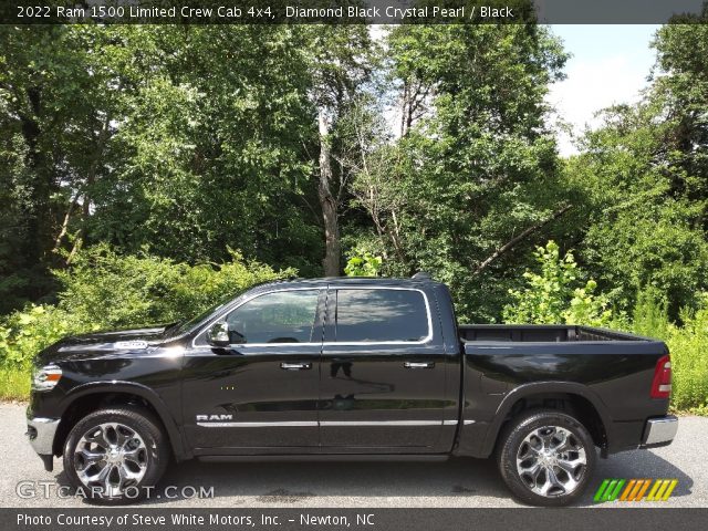 2022 Ram 1500 Limited Crew Cab 4x4 in Diamond Black Crystal Pearl