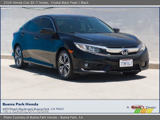 2016 Honda Civic EX-T Sedan in Crystal Black Pearl