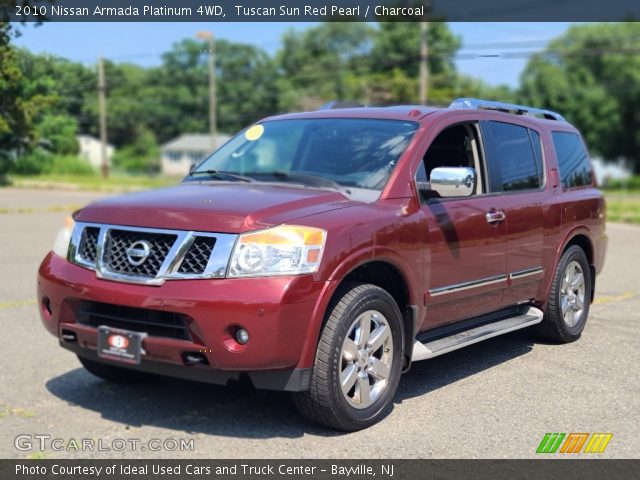 2010 Nissan Armada Platinum 4WD in Tuscan Sun Red Pearl