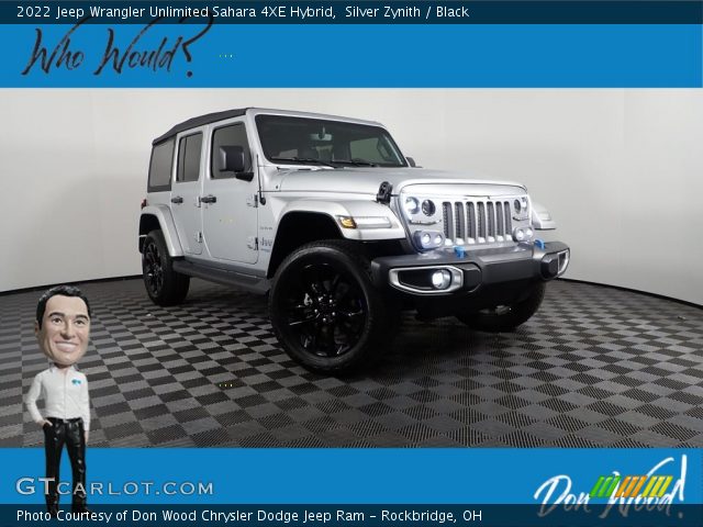2022 Jeep Wrangler Unlimited Sahara 4XE Hybrid in Silver Zynith