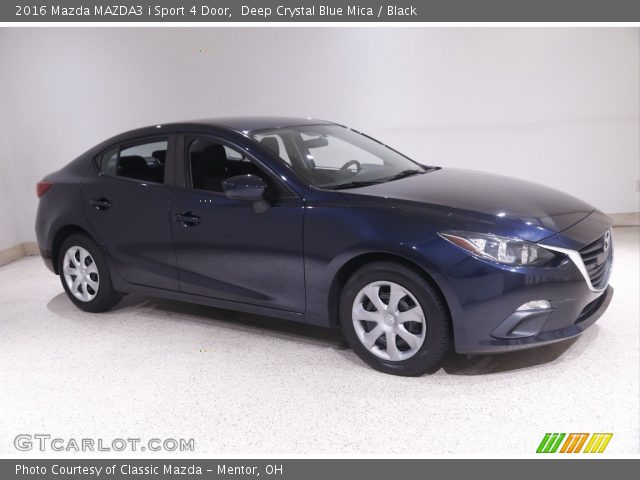 2016 Mazda MAZDA3 i Sport 4 Door in Deep Crystal Blue Mica