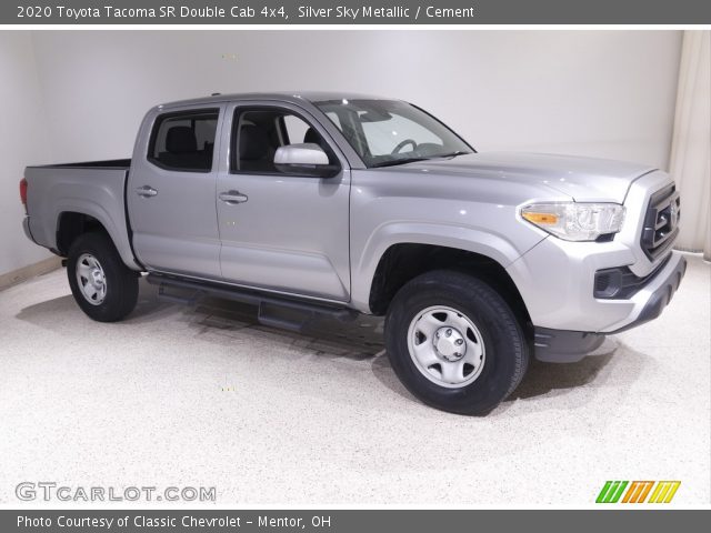 2020 Toyota Tacoma SR Double Cab 4x4 in Silver Sky Metallic