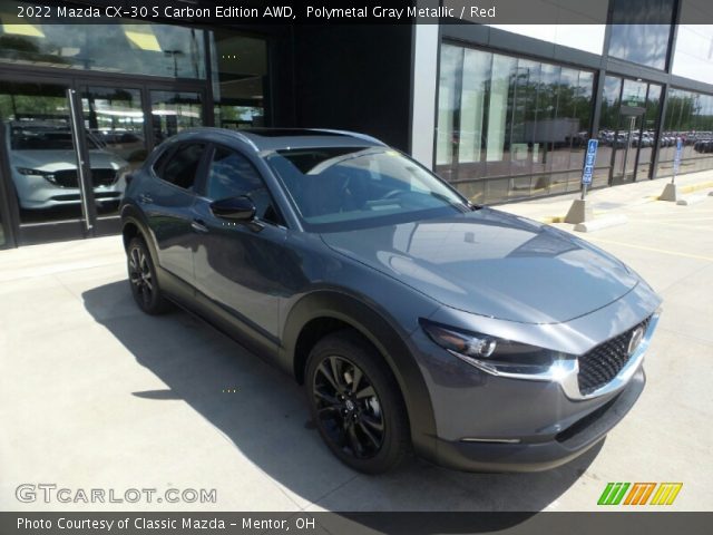 2022 Mazda CX-30 S Carbon Edition AWD in Polymetal Gray Metallic