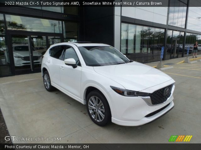 2022 Mazda CX-5 Turbo Signature AWD in Snowflake White Pearl Mica