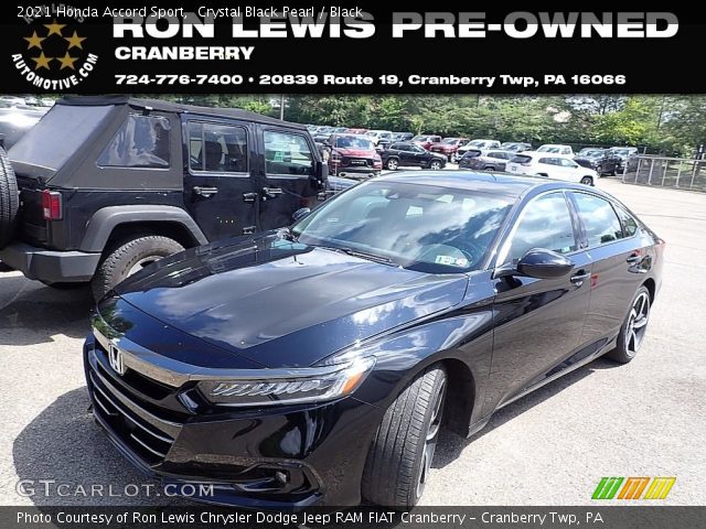 2021 Honda Accord Sport in Crystal Black Pearl