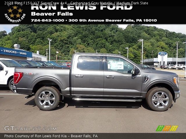 2022 Ford F150 XLT SuperCrew 4x4 in Carbonized Gray Metallic