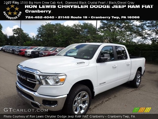 2022 Ram 1500 Big Horn Crew Cab 4x4 in Diamond Black Crystal Pearl