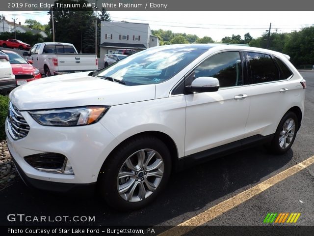 2019 Ford Edge Titanium AWD in White Platinum