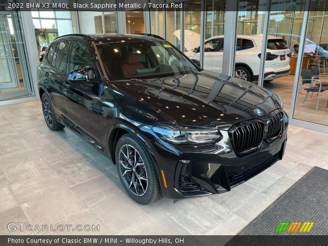 2022 BMW X3 M40i in Black Sapphire Metallic