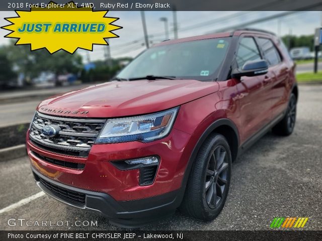 2018 Ford Explorer XLT 4WD in Ruby Red