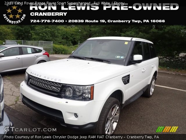 2013 Land Rover Range Rover Sport Supercharged in Fuji White