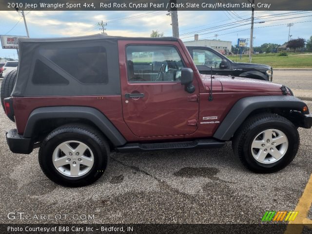 2010 Jeep Wrangler Sport 4x4 in Red Rock Crystal Pearl