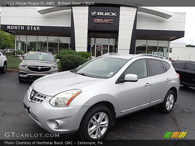 2013 Nissan Rogue SV AWD in Brilliant Silver
