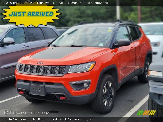 2018 Jeep Compass Trailhawk 4x4 in Spitfire Orange