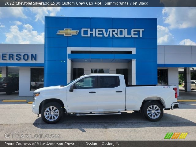 2022 Chevrolet Silverado 1500 Custom Crew Cab 4x4 in Summit White