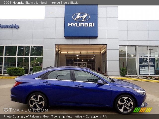 2023 Hyundai Elantra Limited in Intense Blue