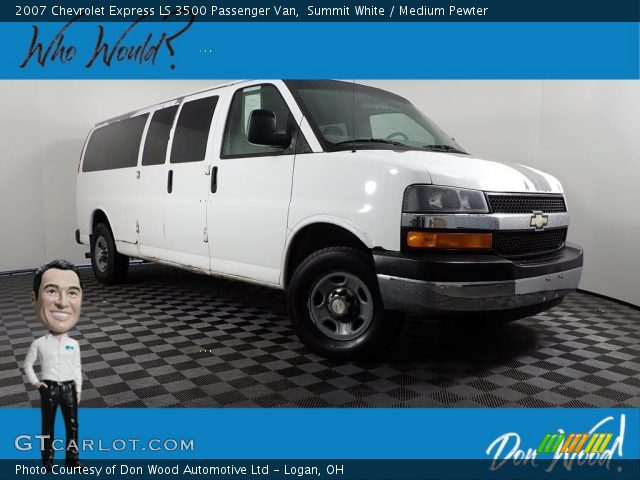 2007 Chevrolet Express LS 3500 Passenger Van in Summit White