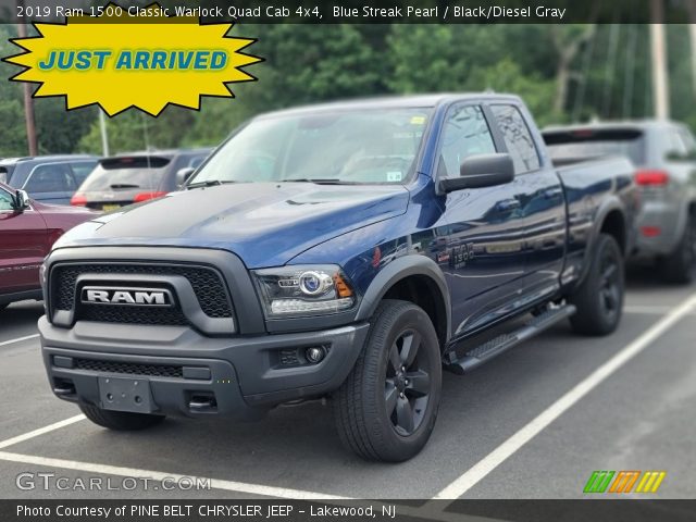2019 Ram 1500 Classic Warlock Quad Cab 4x4 in Blue Streak Pearl