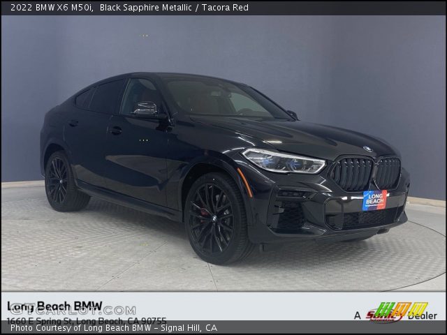 2022 BMW X6 M50i in Black Sapphire Metallic