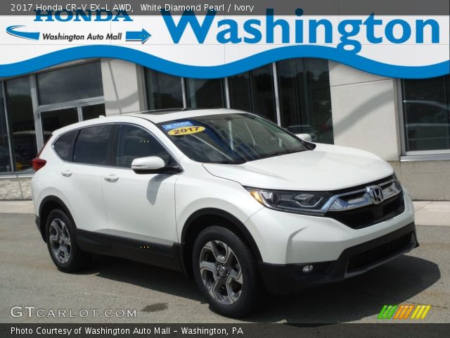 2017 Honda CR-V EX-L AWD in White Diamond Pearl