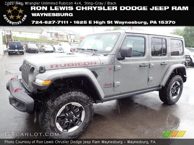 2022 Jeep Wrangler Unlimited Rubicon 4x4 in Sting-Gray