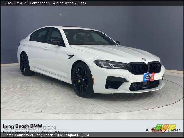 2022 BMW M5 Competition in Alpine White