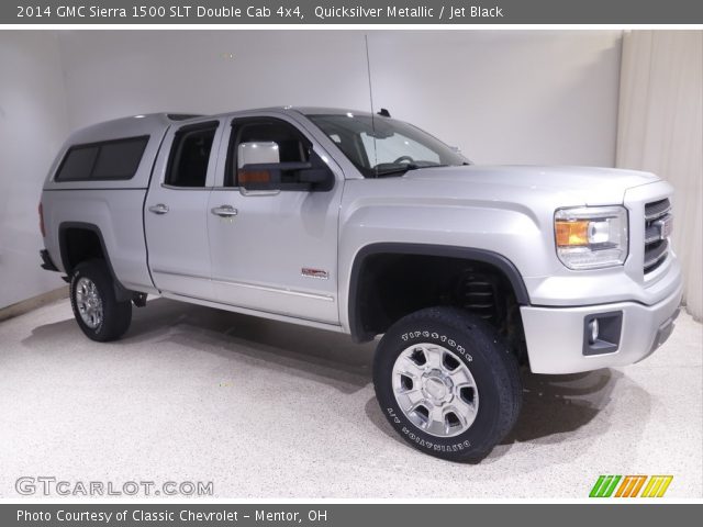 2014 GMC Sierra 1500 SLT Double Cab 4x4 in Quicksilver Metallic