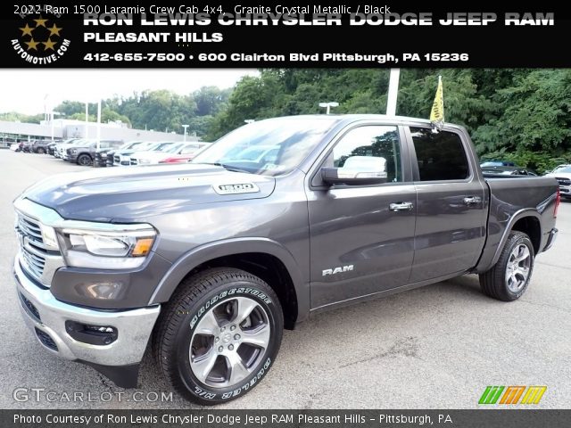 2022 Ram 1500 Laramie Crew Cab 4x4 in Granite Crystal Metallic