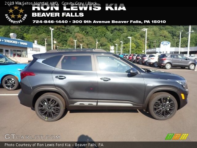 2023 Kia Seltos Nightfall AWD in Gravity Gray